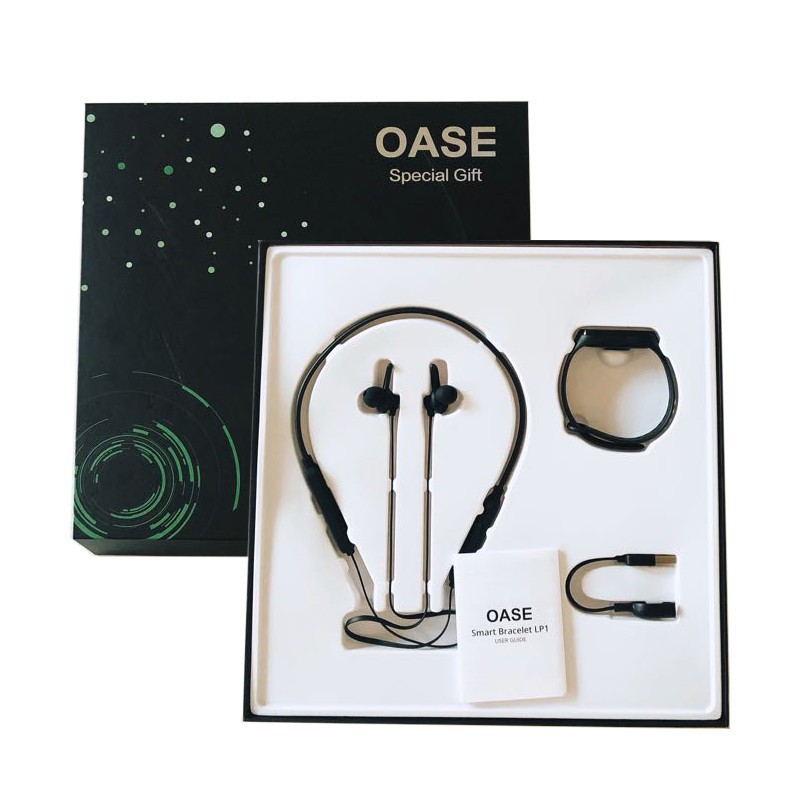 OASE Special Gift (Earphone, smartband, kabel data- Smart bracelet LP1)