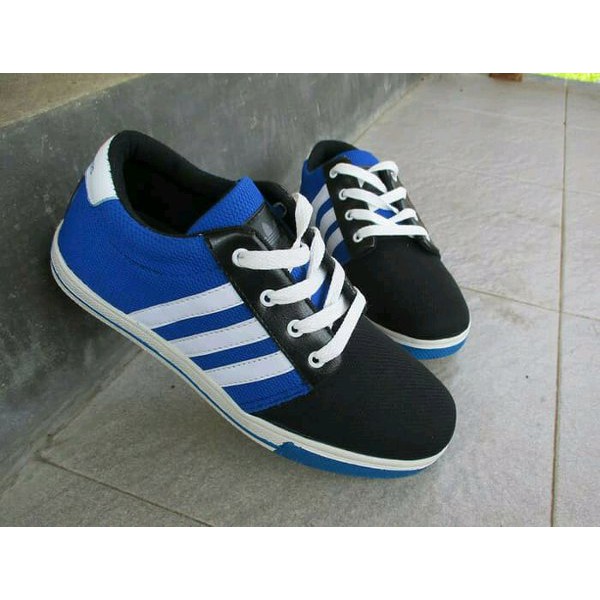 SALE BTW48 Sepatu Kets adidas Biru Sepatu adidas Pria Casual Sport Running