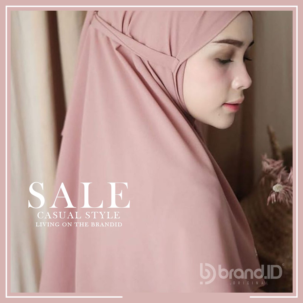 BERGO MARYAM BAHAN DIAMOND PREMIUM / BERGO TALI / HIJAB INSTANT