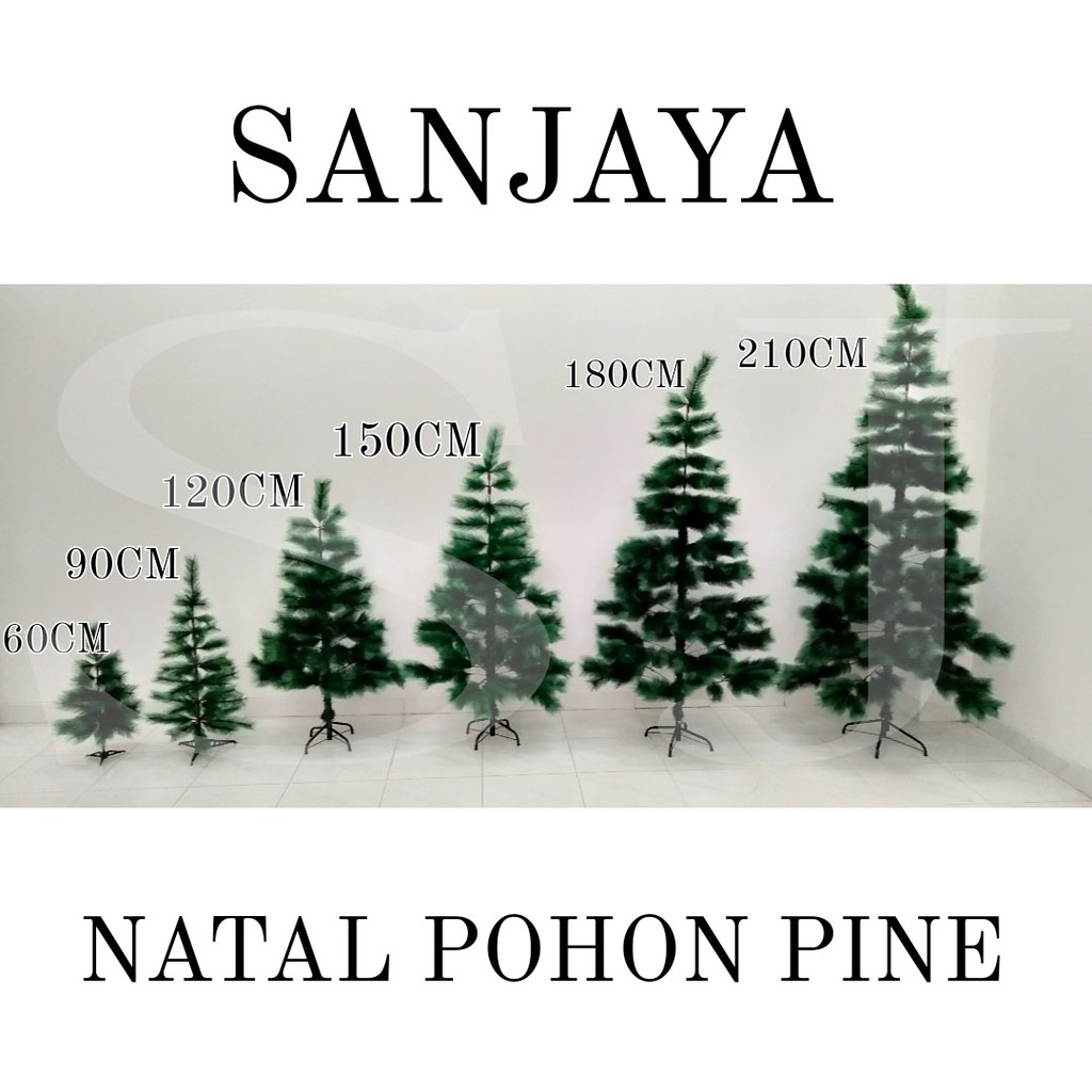 [120Cm] Pohon Natal Christmas Tree Ukuran 120 Cm / Pohon Cemara Dekorasi Hiasan Natal / Pohon Natal Warna Hijau / Natal Pohon Pine 120Cm 90T Hjt