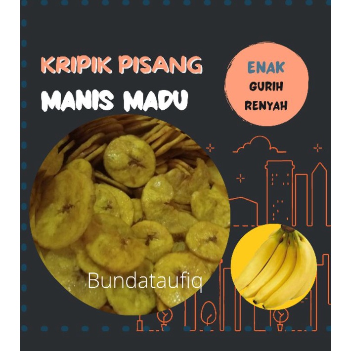 Jual Kripik Pisang Manis Madu Gr Indonesia Shopee Indonesia