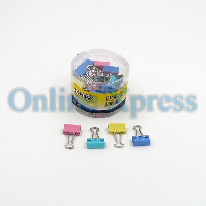 

Binder Clip / Klip Warna / Klip Kecil / Penjepit Kertas 107 Combo