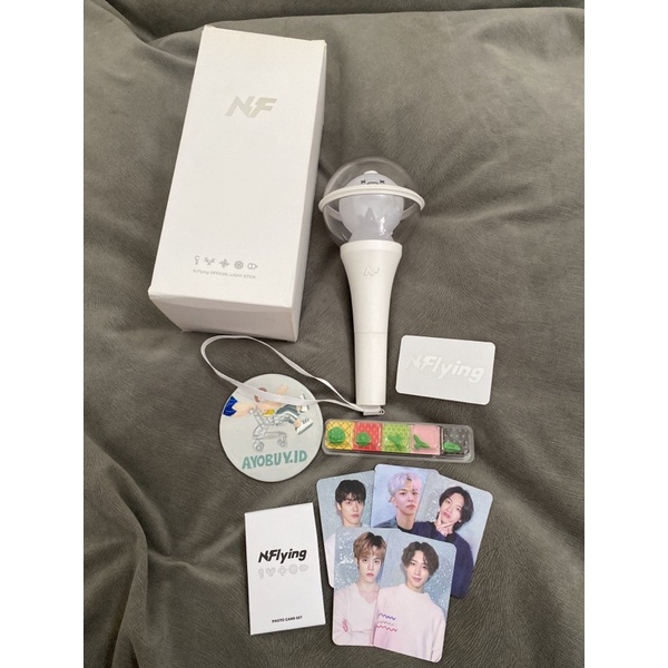 [OFFICIAL] LIGHTSTICK N.FLYING UNSEALED FREE 1PCS RANDOM ALBUM UNSEALED FULLSET