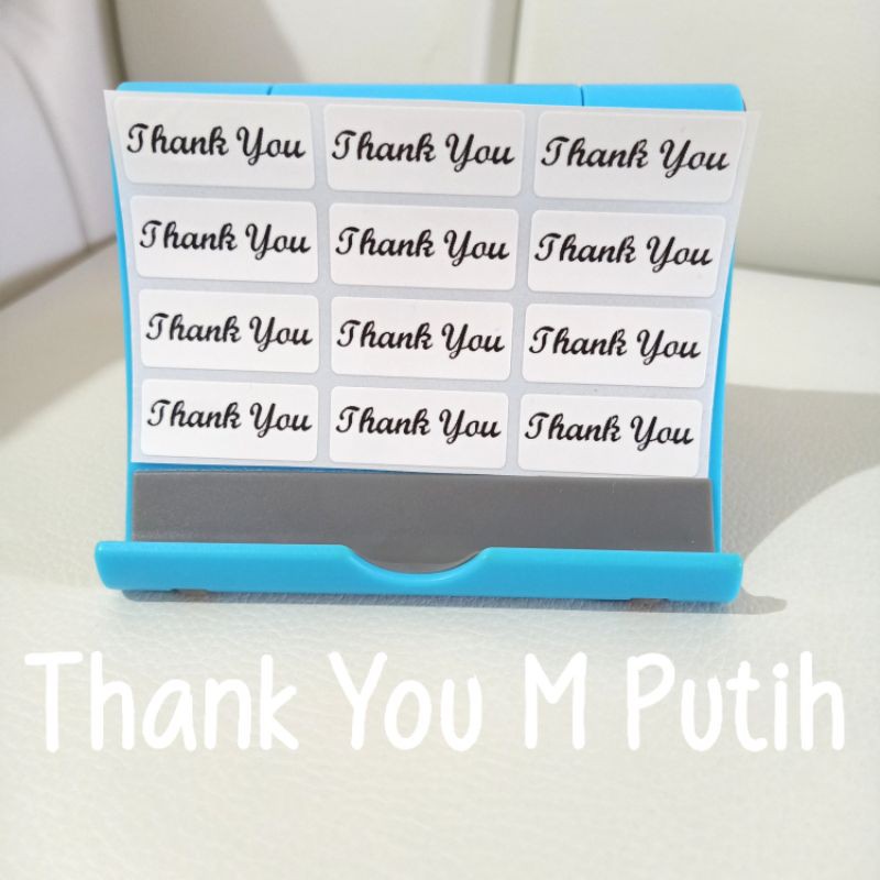 

Stiker Label Waterproof Thank You size M isi 12 pcs dan L isi 6 pcs