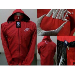 Jaket Parasut Nike WindRunner merah cabe | Anti Air dan Angin | Jaket Sport Olahraga Training