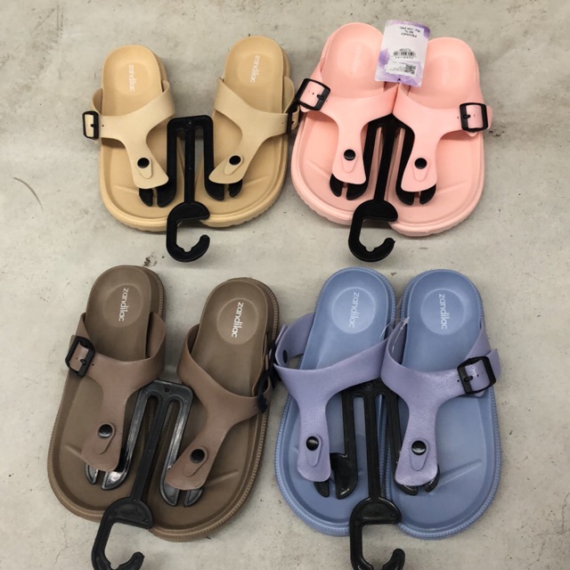 Zandilac Sandal Jepit Classic Gesper Klasik Sabuk Belt Perempuan / Wanita / Cewek Dewasa CH210261WD