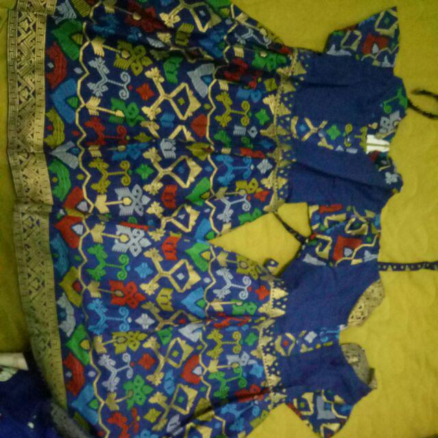Qnunbatik Dress/terusan Batik Anak Perempuan Mentari Prodo