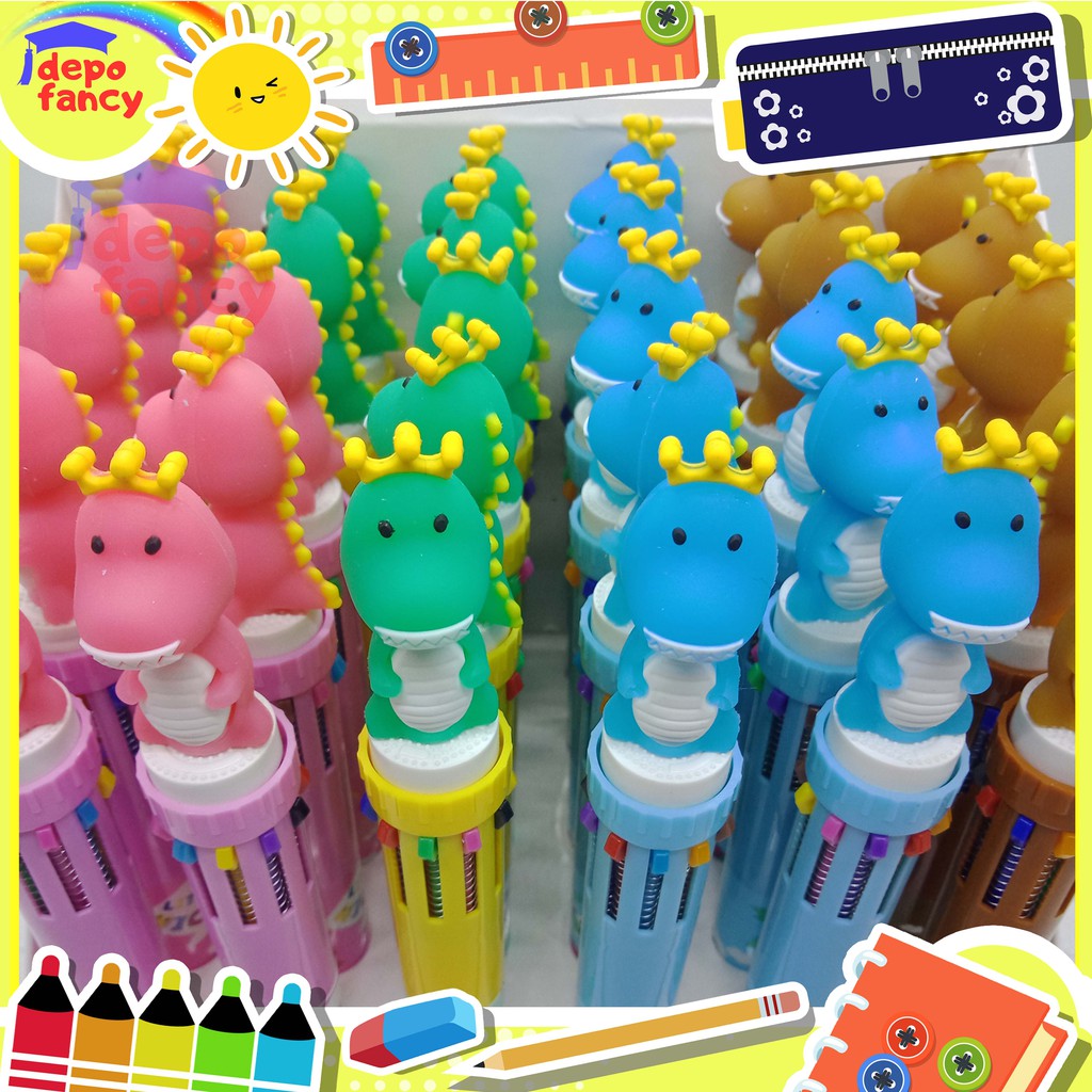 

Bulpoin / Balpen / Ballpoint / Pen / Bulpen / Balpen Kepala Boneka 10 Warna Lucu BP-665