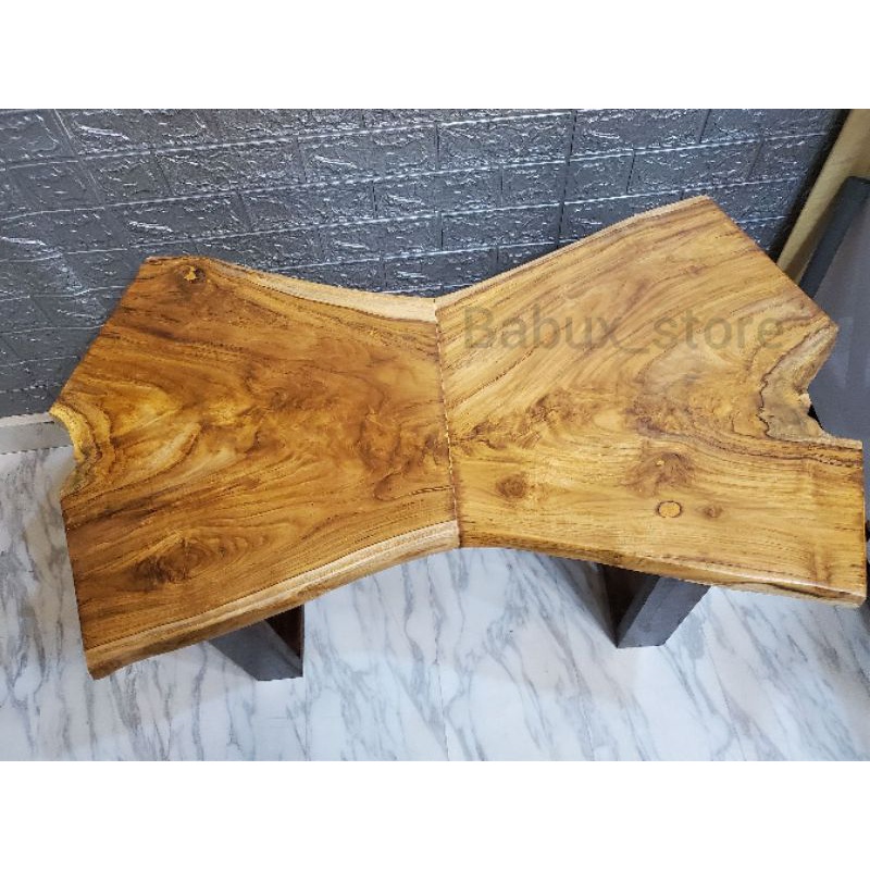 Meja unik kayu jati