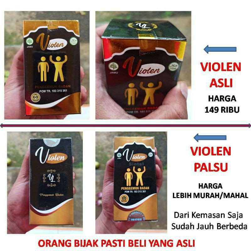 VIOLEN PENGGEMUK BADAN HERBAL OBAT GEMUK