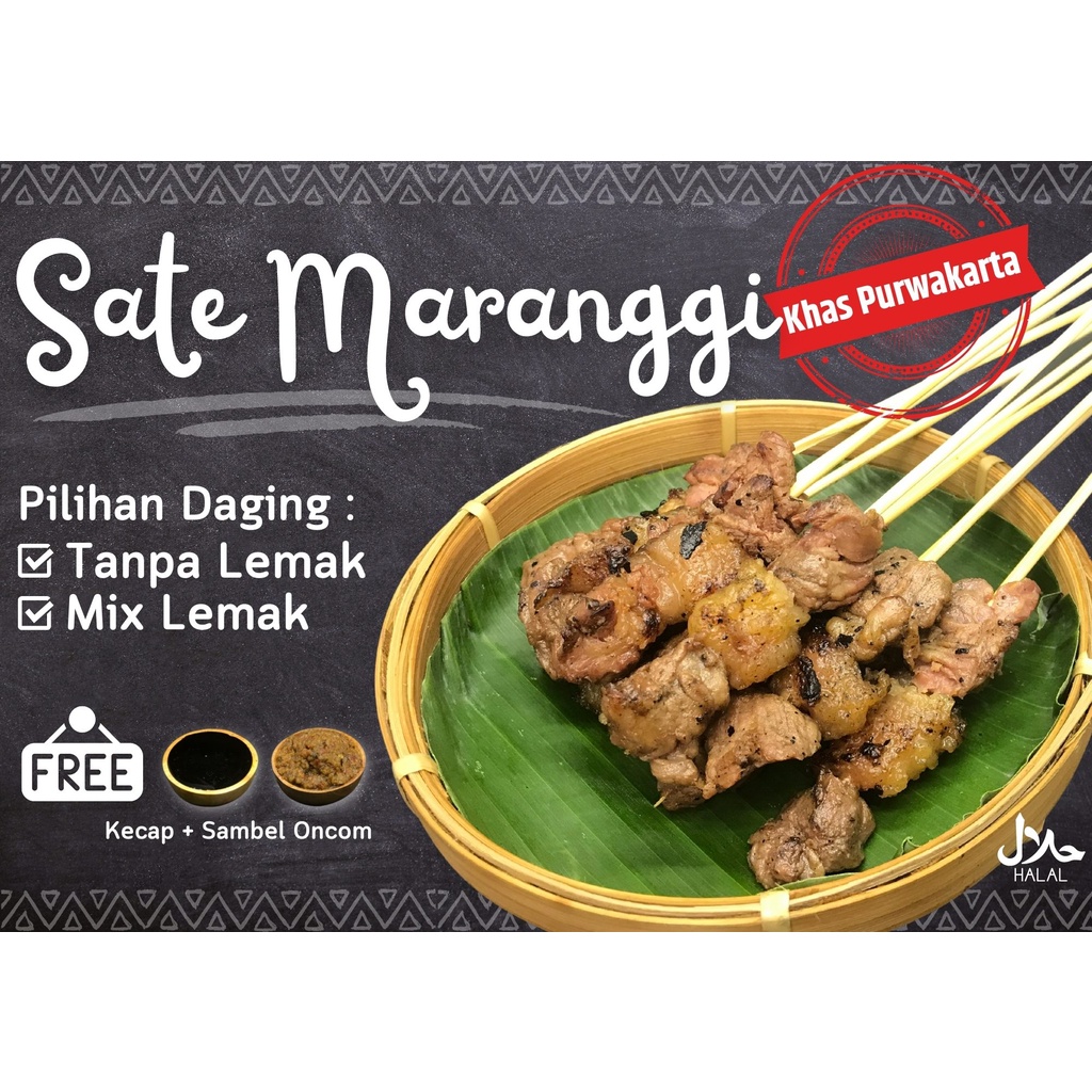 

FROZEN FOOD | SIAP SAJI | SATE MARANGGI - Daging Sapi 10 Tusuk