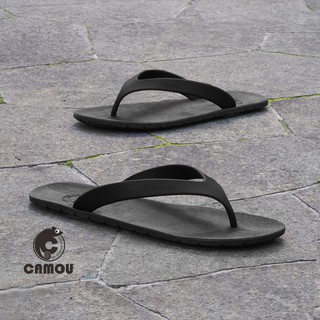  Sandal  Jepit  Pria  Flipflops Warna  full black By CAMOU 