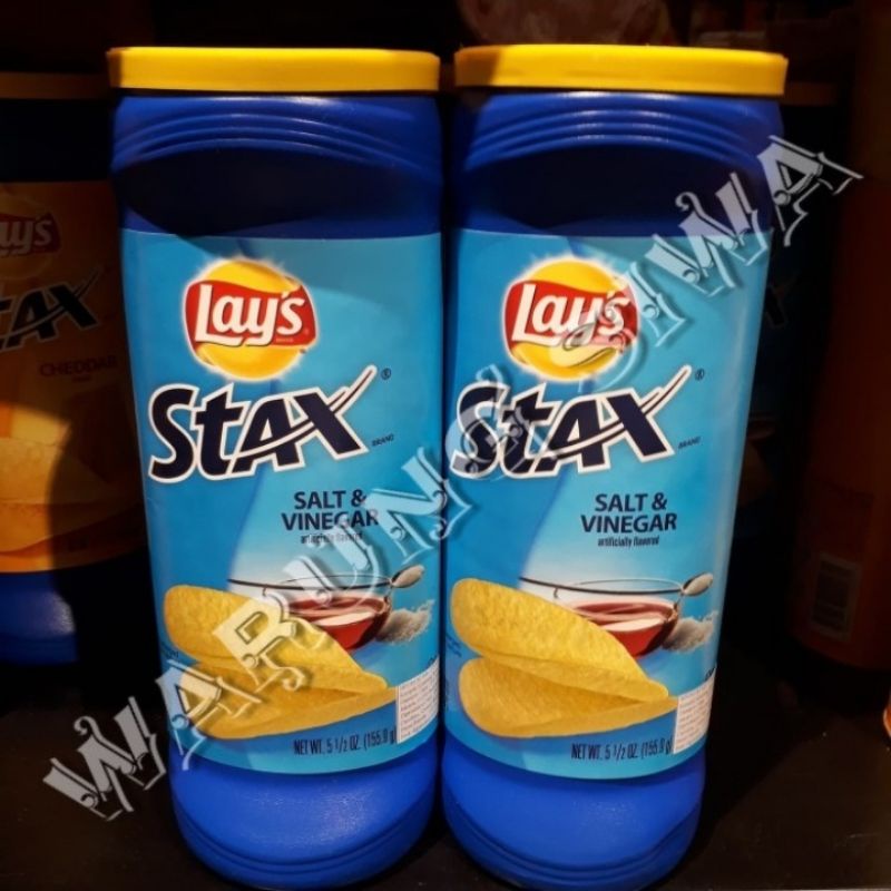 

Lay's stax salt & vinegar artificially flavored 155.9 gram