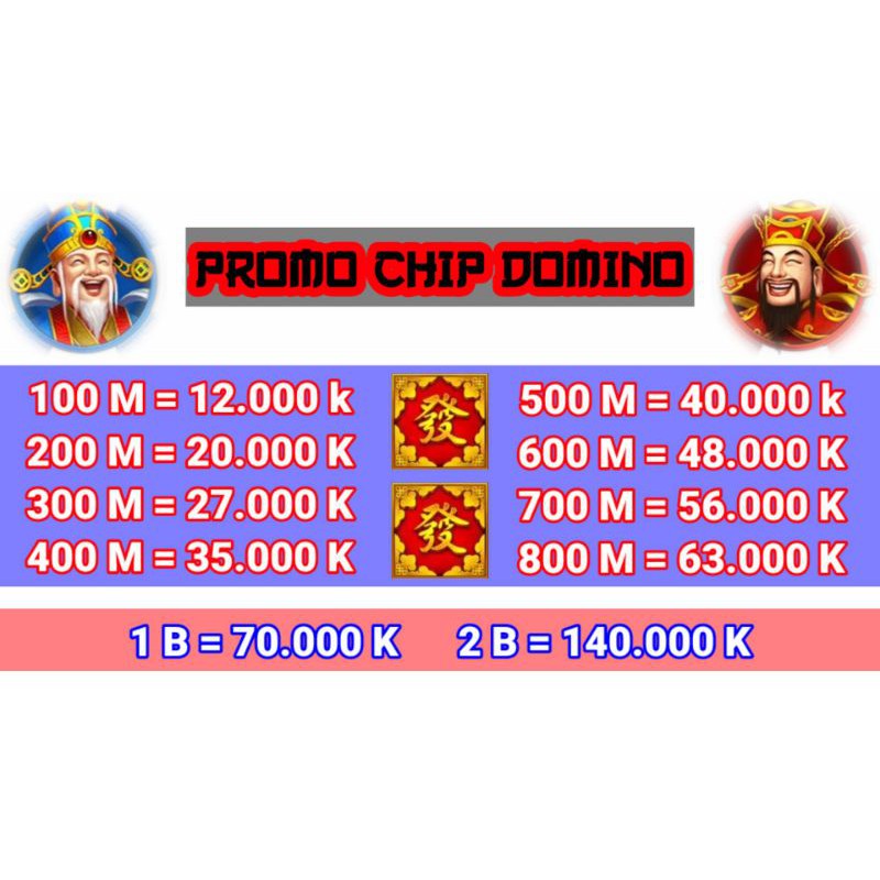 Promo Chip Domino Termurah Shopee Indonesia