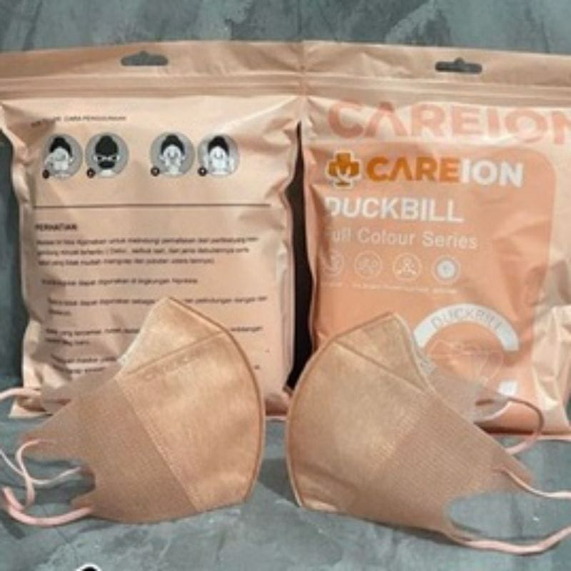 Masker Duckbill Warna Careion isi 50 Pcs / Masker duckbil full collour series