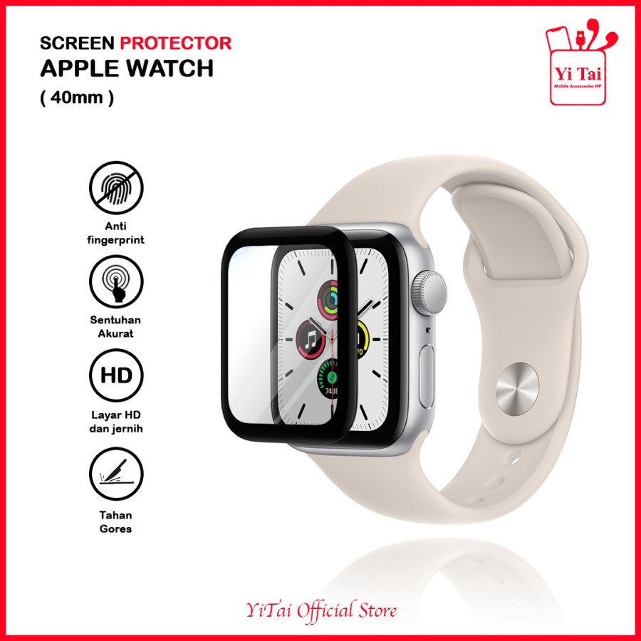 TEMPERED GLASS NANO YI TAI APPLE WATCH ALL SERIES 38MM 40MM 42MM 44MM PELINDUNG LAYAR - BD