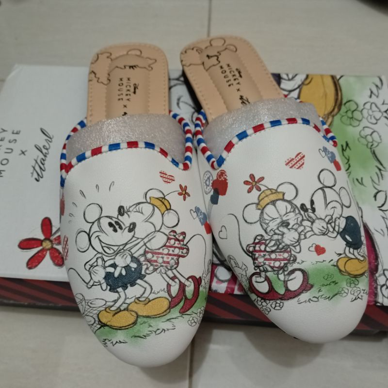 ittaherl Dear Mickey slipper round cloud