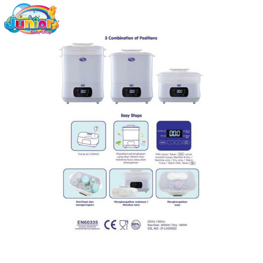 Baby Safe Digital Sterilizer &amp; Dryer