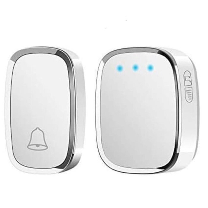 Bell wirelas/Bel Rumah Wireless 1 - 2 Receiver / Wireless Door Bell Waterproof/Cover Bell