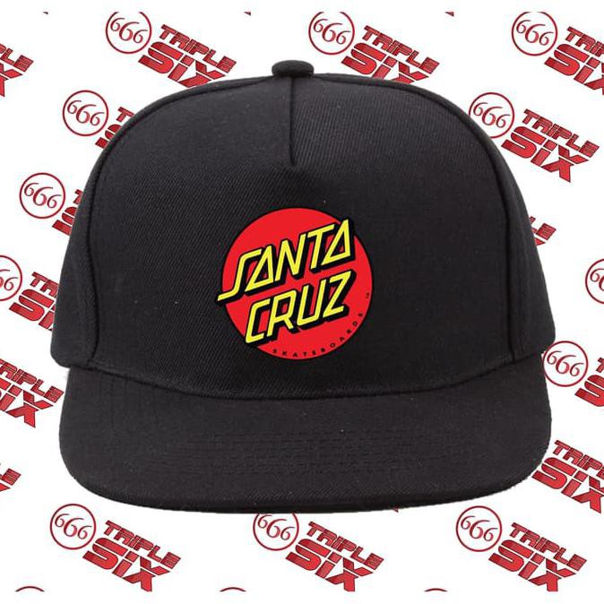 Original# Topi Snapback Cotton Premium Fashion Santa Cruz