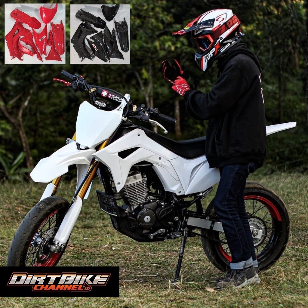 BODY SET CRF 250 PNP CRF 150 BODY SET CRF 150 FULL PUTIH MERAH HITAM