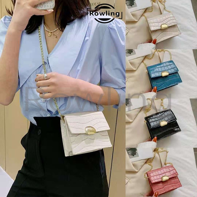 Rowling (Tas-149）Tas Selempang Wanita MINI BATA/Tas Selempang Wanita Cantik Dan Elegan Import