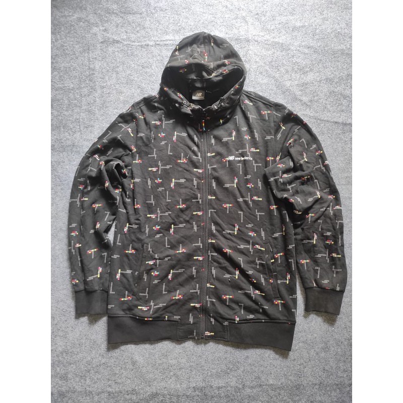 New Balance Hoodie Zip Jaket Second Brande Original