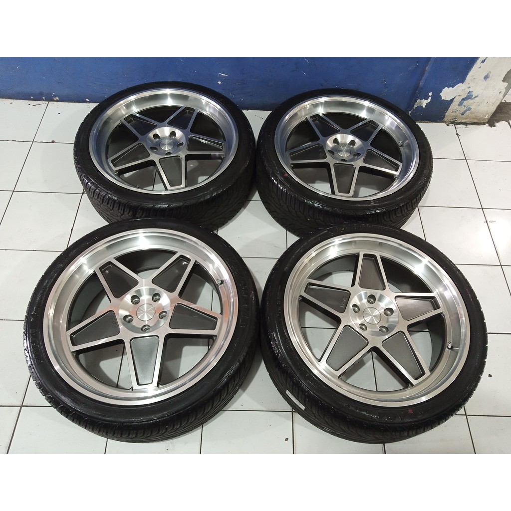 velg mobil bekas ring 22x9 pcd 5x114 seken murah berkualitas plus ban