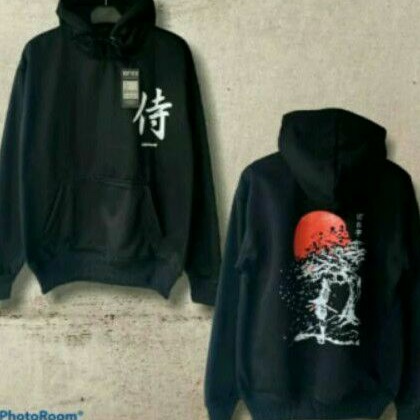 RiaRioJaket - Jaket Samurai Japanese Black