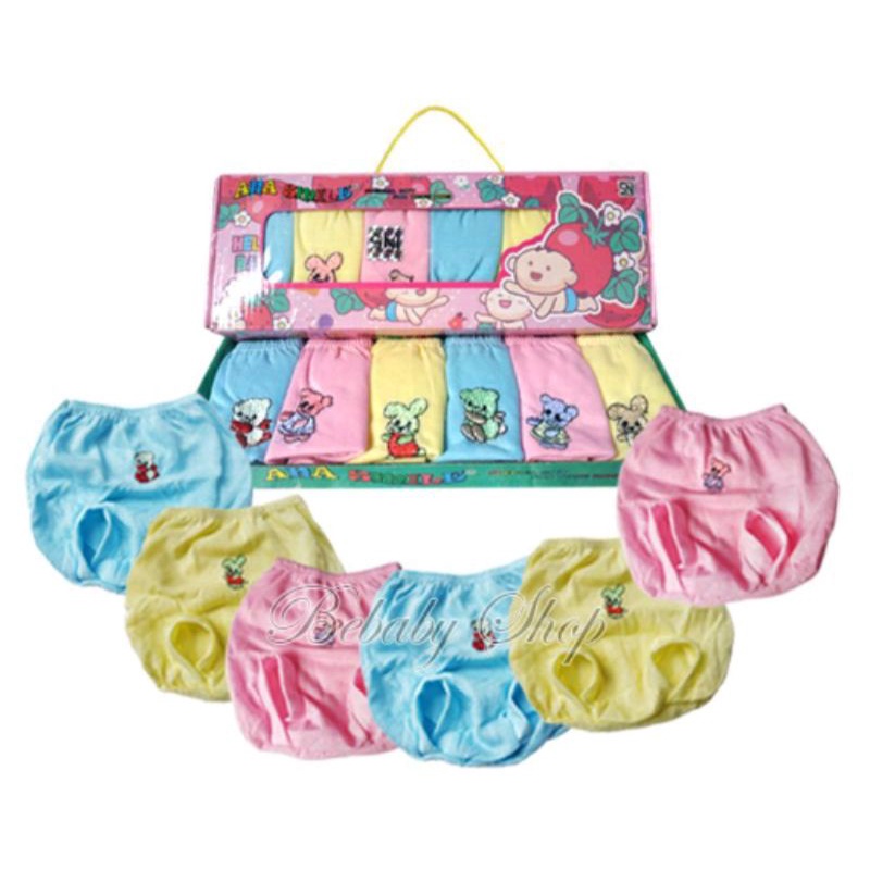 celana Pop Bayi New Born ANA SMILE Kemasan Box isi 6pc