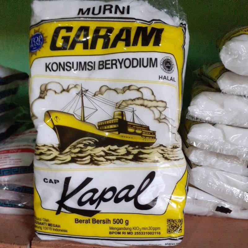 

Garam cap kapal 500g