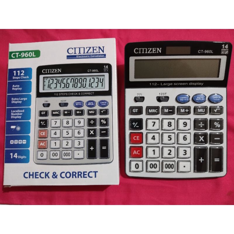 

Kalkulator CMZEN CT 960L =14digit=