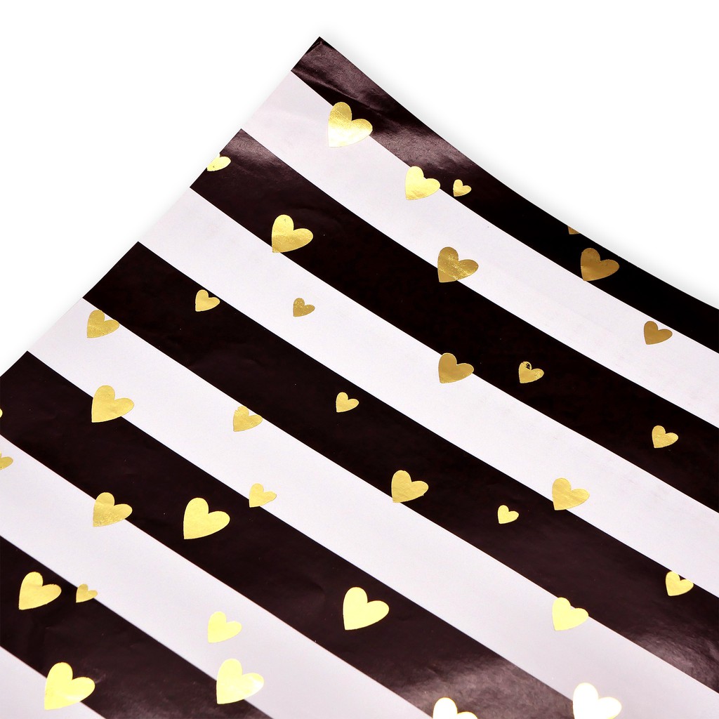 

W! Accessories Kertas Kado Love Emas Hitam Putih (2pcs) 59651101