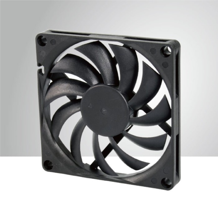 KONDA Kipas Heatsink CPU Fan 80mm 12V 2PIN XH2.54 - DC8010 - Black