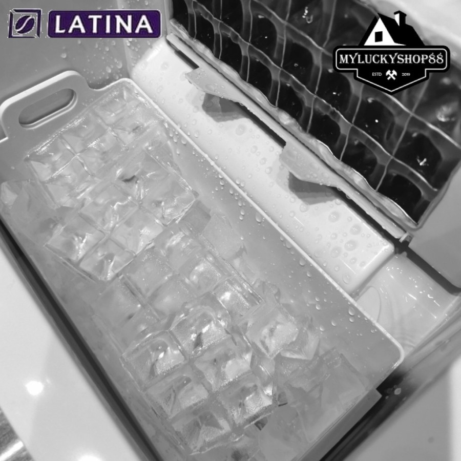 Latina Cubic-18 Automatic Ice Cube Machine - Mesin Pembuat Es Batu 18F