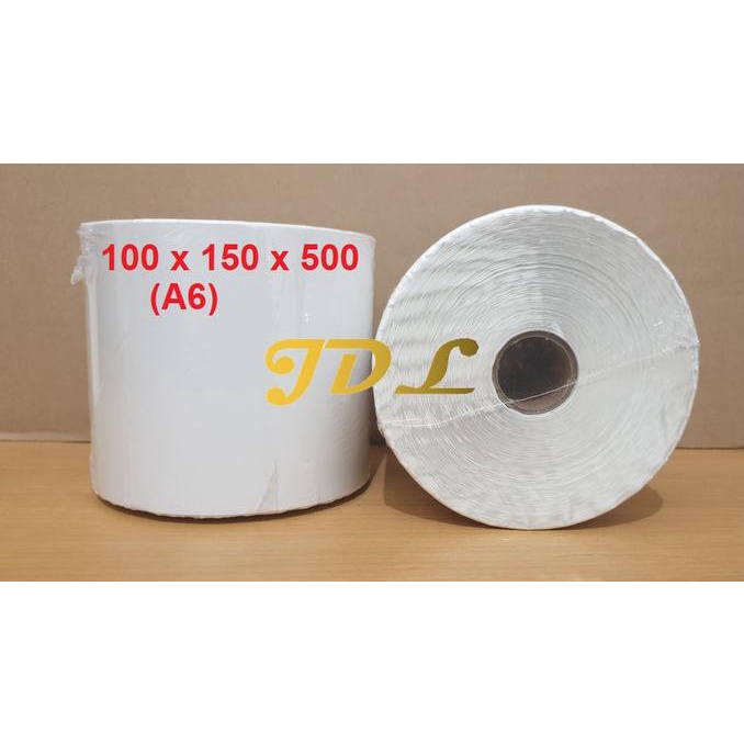 

(BISA COD) Kertas Sticker Thermal Label Barcode 100 x 150 Isi 500 PCS LIMITED EDITION Kode 22