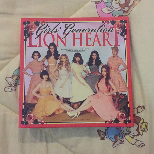SNSD Lion Heart Album Only (UNSEALED)