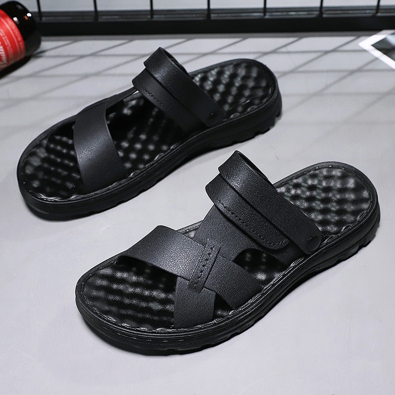 Sendal Pria Selop Casual Sandal Pria Fashion Sandal Pria Sendal Slide Pria SANDAL TERMURAH 2022 Sandal Gunung Casual Trendy High Quality Bisa Bayar Ditempat Sandal Slide