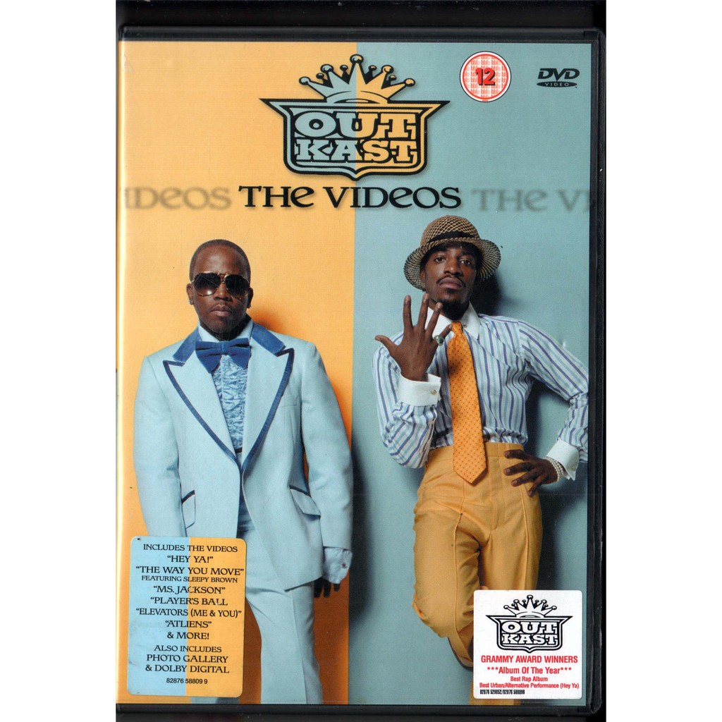 DVD OUTKAST THE VIDEOS