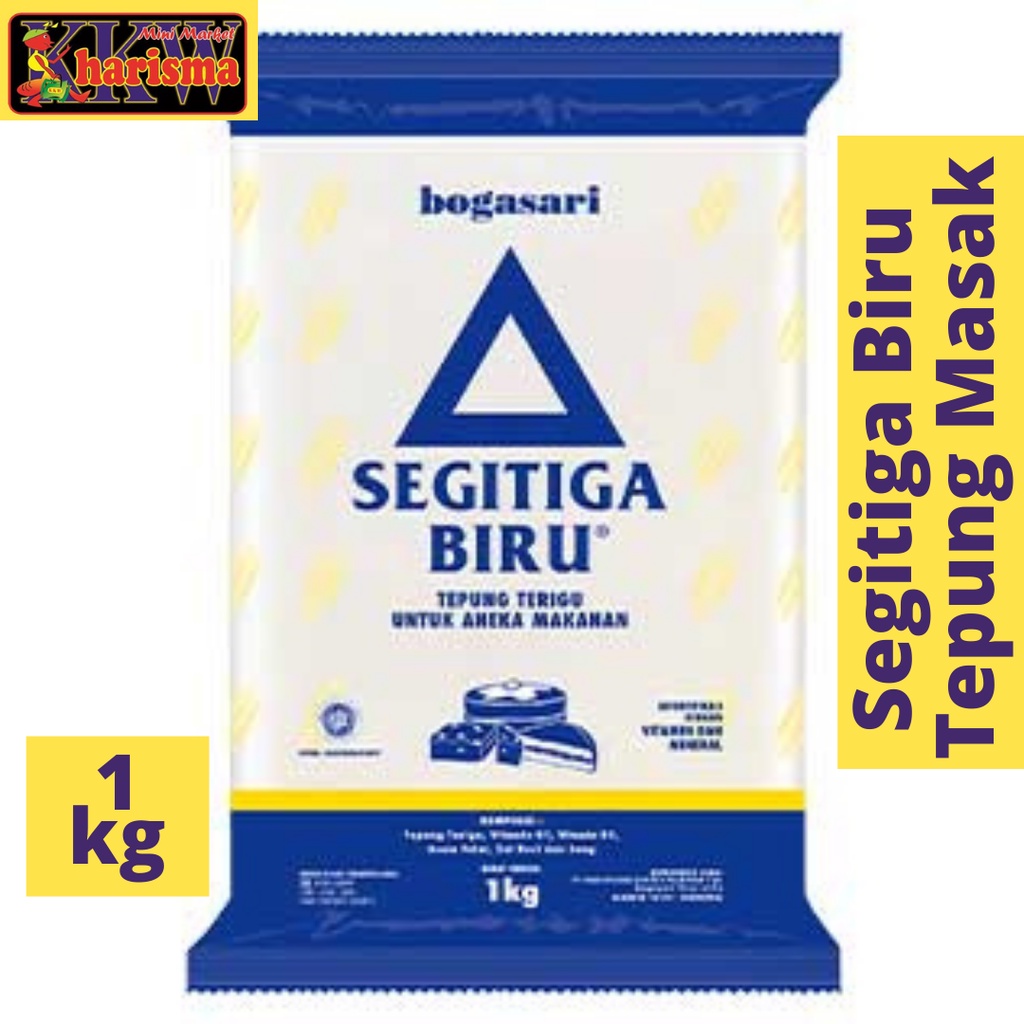 

Tepung Segitiga Biru Tepung Polos Cakra Kembang Segitiga 1kg Murah
