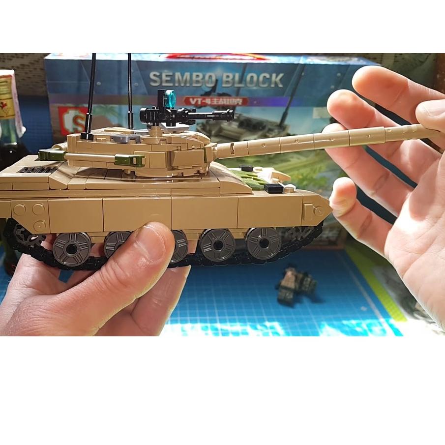 Miliki mainan Bricks Tank tentara sembo block 105562