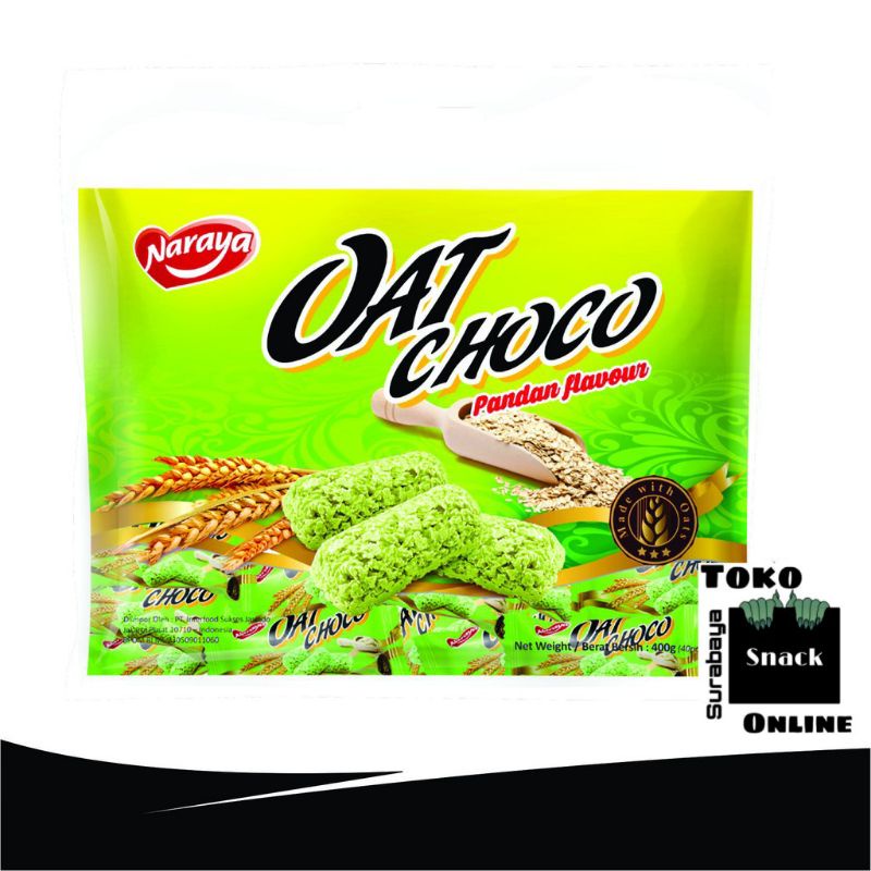 

Oat choco Naraya 400gr(40pcs10gr)