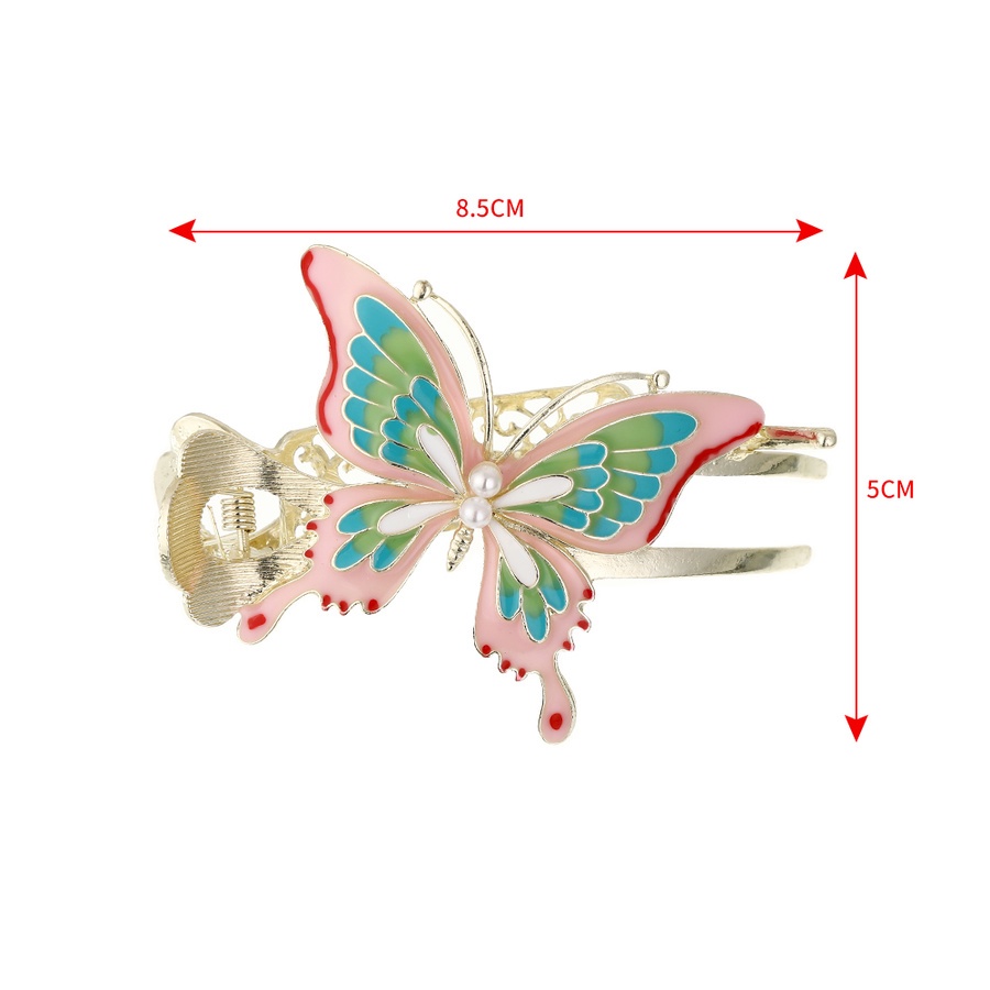 Jepit Rambut Ponytail Bentuk Butterfly Bahan Alloy Gaya China Untuk Wanita