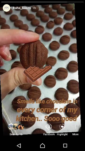 

Dark chocolate bites / cookies