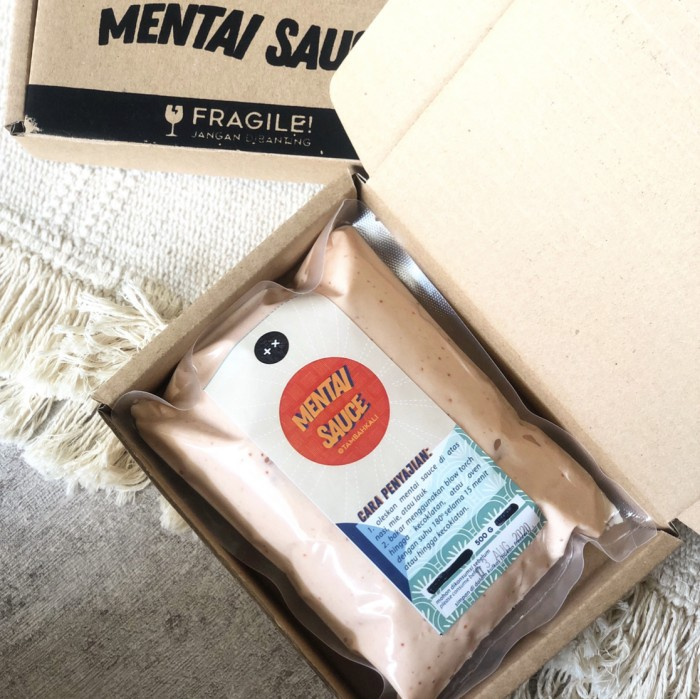 

Ready- Saus Mentai 500Gr Repackage Ready Stock - Tidak Pedas