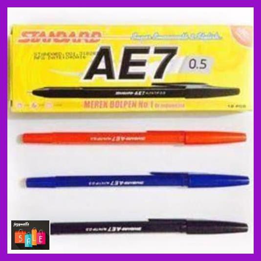 

Silutala- Pen Pulpen Standard Ae7 / Ae-7 - Hitam -Ori.