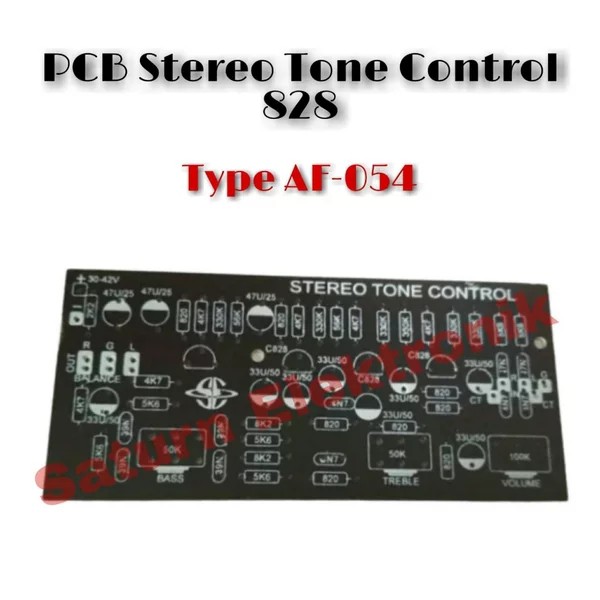 PCB Stereo Tone Control 828 AF-054