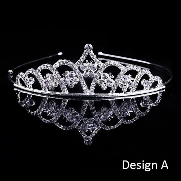 Wanita Mahkota Korea Fashion Berlian Women Jewerly Crown SJ002 (VHJKT)