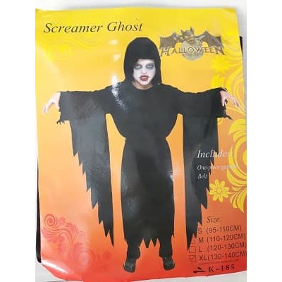 Jual Kostum Halloween Screamer Ghost Baju Drakula Costume Anak | Shopee ...