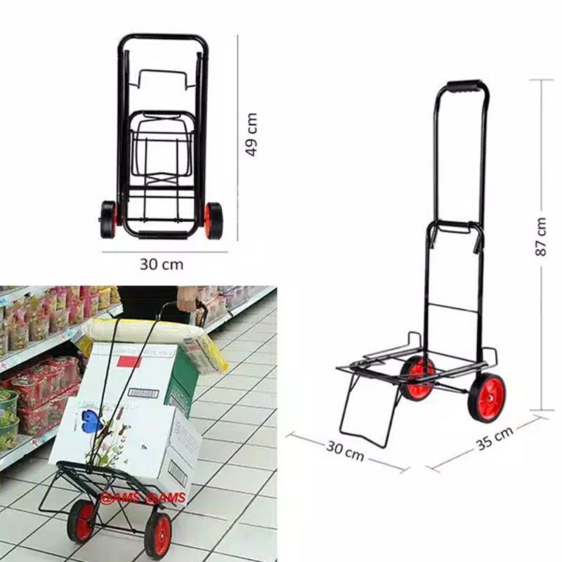 Trolley Lipat / Troli Lipat Serbaguna / Troli Galon Gas